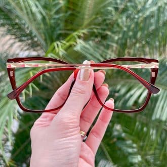 safine com br oculos 2 em 1 clip on gatinho marrom transparente ana 8