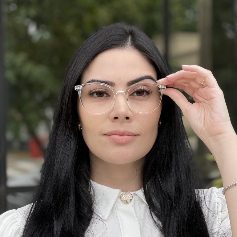 safine com br oculos 2 em 1 clip on redondo transparente taina 2