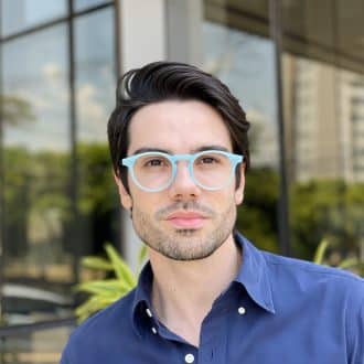 safine com br oculos de grau masculino redondo azul valentim 2