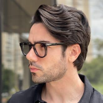 safine com br oculos de grau masculino redondo cinza bento 1