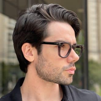 safine com br oculos de grau masculino redondo cinza bento 3