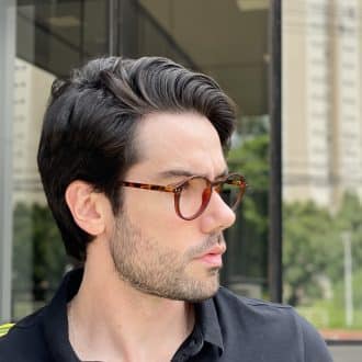 safine com br oculos de grau masculino redondo tartaruga william 3