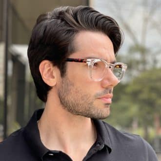 safine com br oculos de grau masculino redondo transparente bento