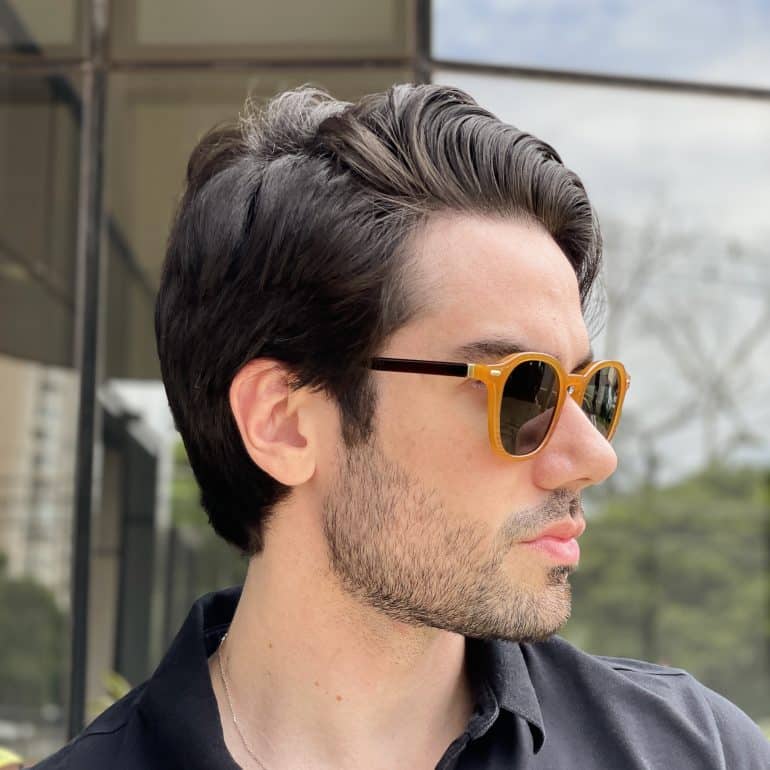 safine com br oculos de sol masculino redondo caramelo benjamin 2