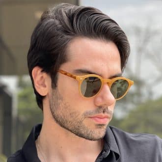 safine com br oculos de sol masculino redondo caramelo vicente 3
