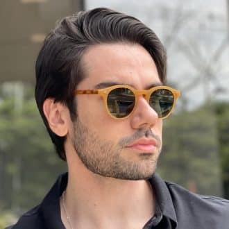 safine com br oculos de sol masculino redondo caramelo vicente 4