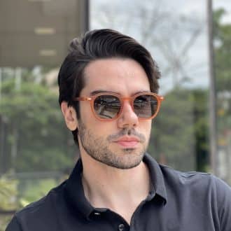 safine com br oculos de sol masculino redondo laranja benjamin 4