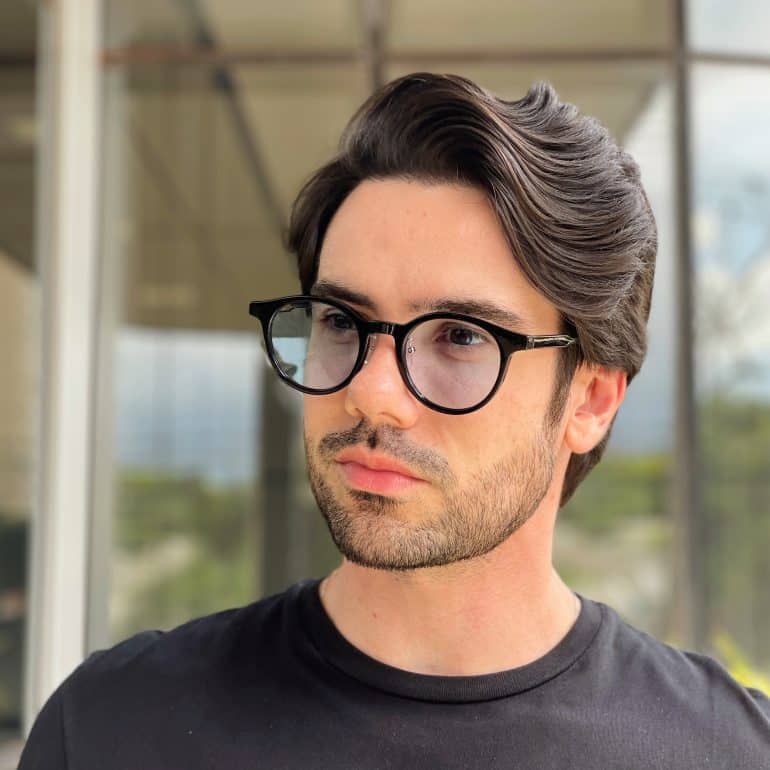 safine com br oculos de sol masculino redondo preto e azul kaique 1