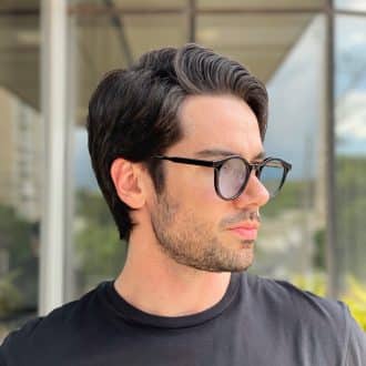safine com br oculos de sol masculino redondo preto e azul kaique 2