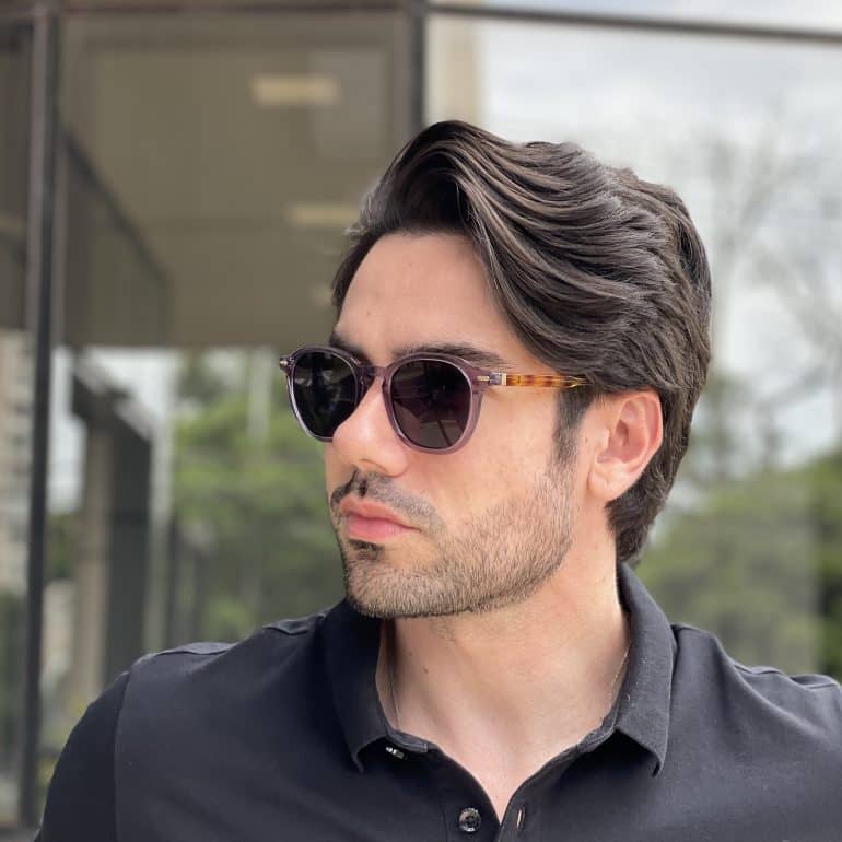 safine com br oculos de sol masculino redondo roxo benjamin 3