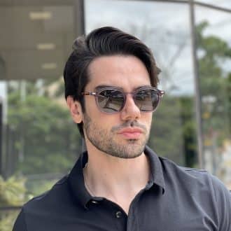 safine com br oculos de sol masculino redondo roxo benjamin