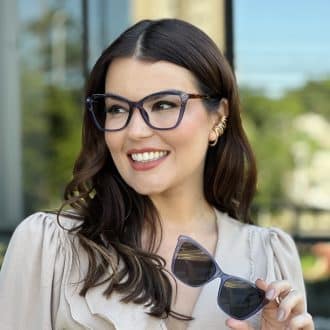 safine com br oculos feminino 2 em 1 clip on gatinho azul tayla 3
