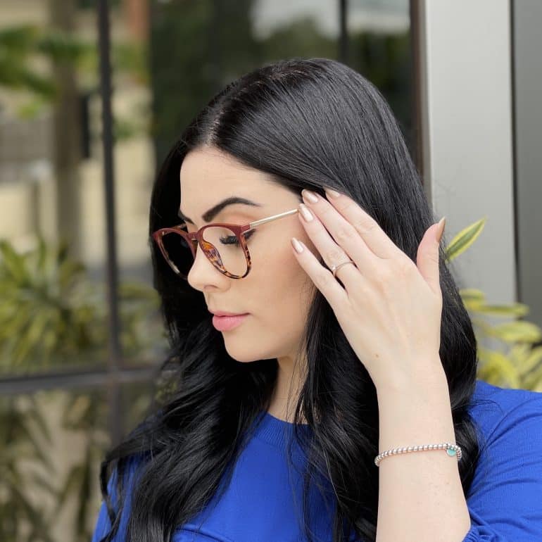 safine com br oculos feminino 2 em 1 clip on redondo marsala com tartaruga naomi 7