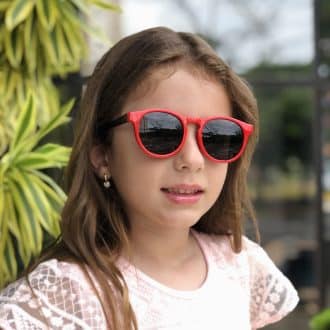 safine com br oculos infantil de sol redondo vermelho soso 1