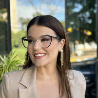 safine com br oculos 2 em 1 clip on gatinho marrom e transparente alana 2