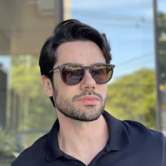 safine com br oculos 2 em 1 clip on masculino redondo preto fosco oscar 11