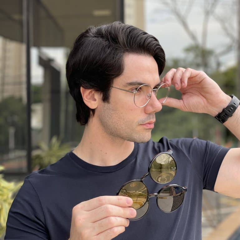 safine com br oculos 3 em 1 clip on masculino redondo grafite gui 1