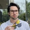 safine com br oculos 3 em 1 clip on masculino retangular preto e cinza martin