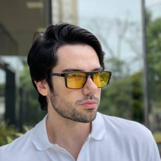 safine com br oculos 3 em 1 clip on masculino retangular preto e cinza martin 4