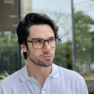 safine com br oculos 3 em 1 clip on masculino retangular preto e cinza martin 7