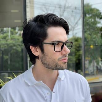 safine com br oculos 3 em 1 clip on masculino retangular preto fosco martin 7