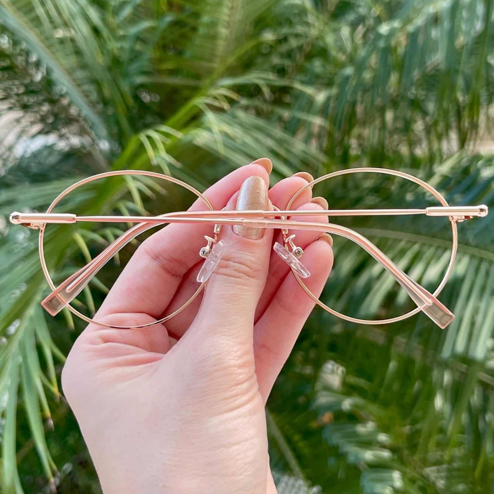 safine com br oculos de grau feminino em titanio redondo rose mila 1 safine com br oculos de grau feminino em titanio redondo rose mila 1