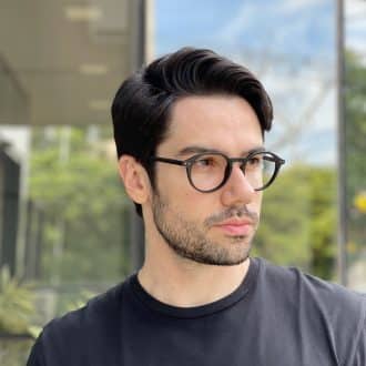 safine com br oculos de grau masculino redondo preto william 1