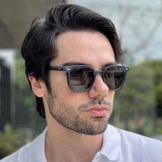safine com br oculos de sol masculino quadrado azul max 1
