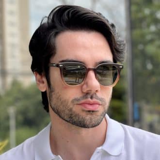safine com br oculos de sol masculino quadrado marrom max 3