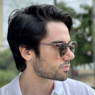 safine com br oculos de sol masculino quadrado marrom max