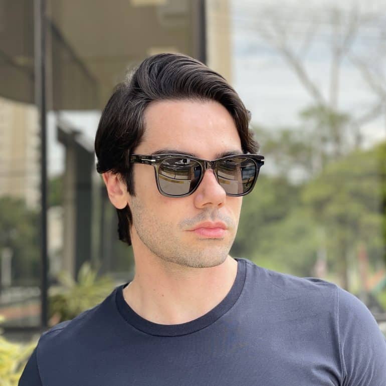 safine com br oculos de sol masculino quadrado preto com azul michel 3