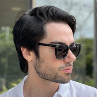 safine com br oculos de sol masculino quadrado preto max 1