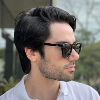 safine com br oculos de sol masculino quadrado preto max