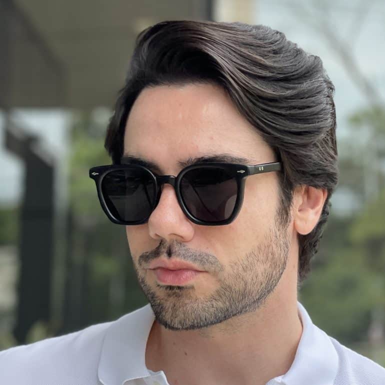 safine com br oculos de sol masculino quadrado preto max 4
