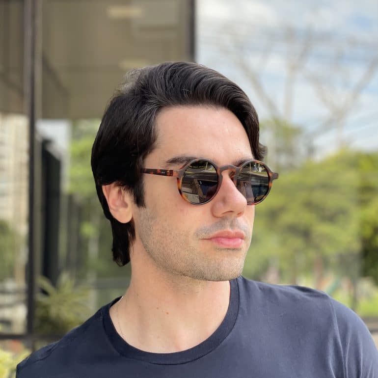 safine com br oculos de sol masculino redondo tartaruga raul 2