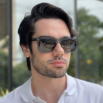 safine com br oculos de sol masculino retangular verde mauricio 4