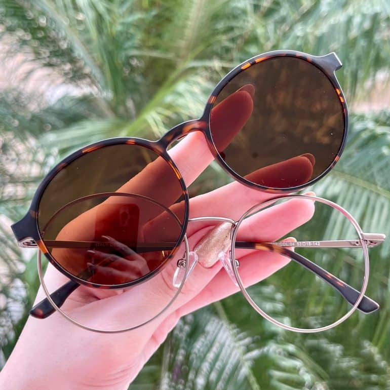 safine com br oculos 3 em 1 clip on feminino redondo tartaruga lolo 1