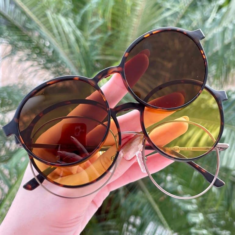 safine com br oculos 3 em 1 clip on feminino redondo tartaruga lolo