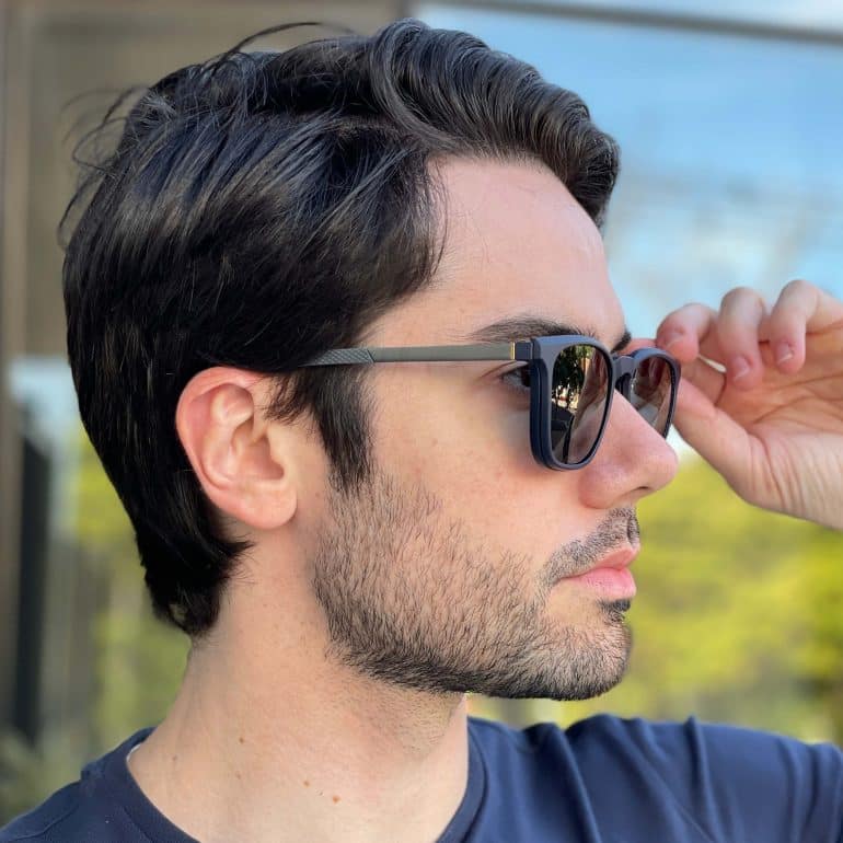 safine com br oculos 3 em 1 clip on masculino quadrado azul christian 2