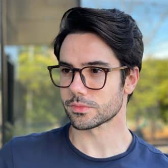 safine com br oculos 3 em 1 clip on masculino quadrado marrom christian 6