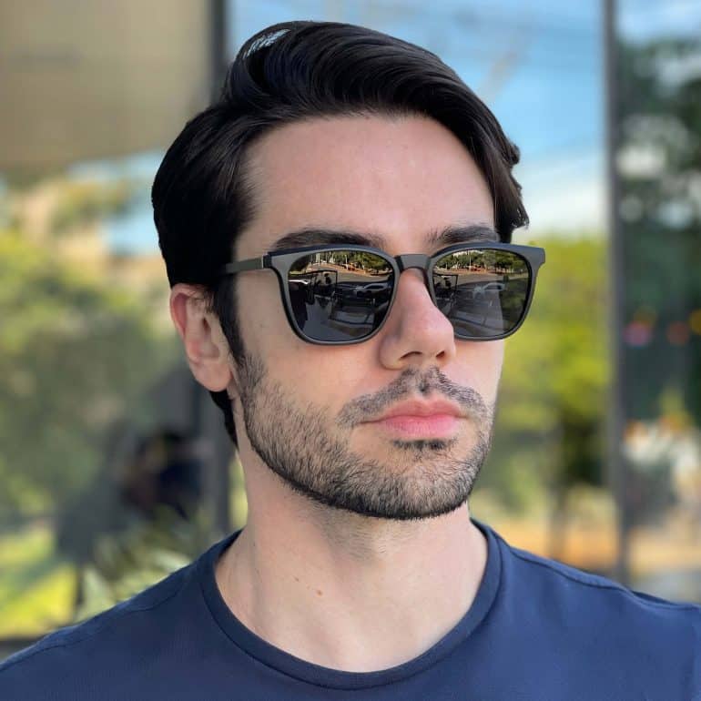 safine com br oculos 3 em 1 clip on quadrado preto e cinza christian