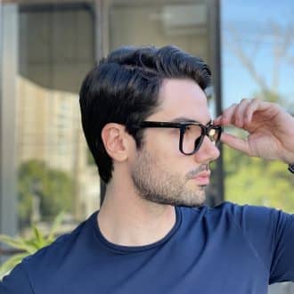 safine com br oculos de grau masculino quadrado preto renato 1