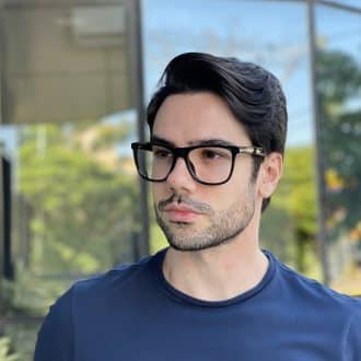 safine com br oculos de grau masculino quadrado preto renato 3