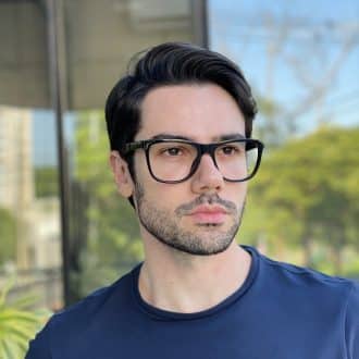safine com br oculos de grau masculino quadrado preto renato
