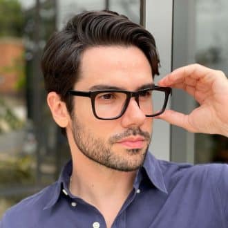 safine com br oculos de grau masculino retangular preto caue 2