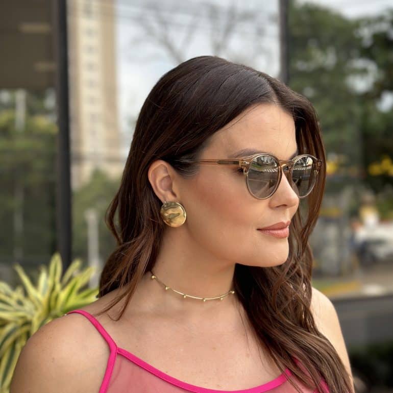 safine com br oculos de sol feminino redondo marrom transparente desiree 1