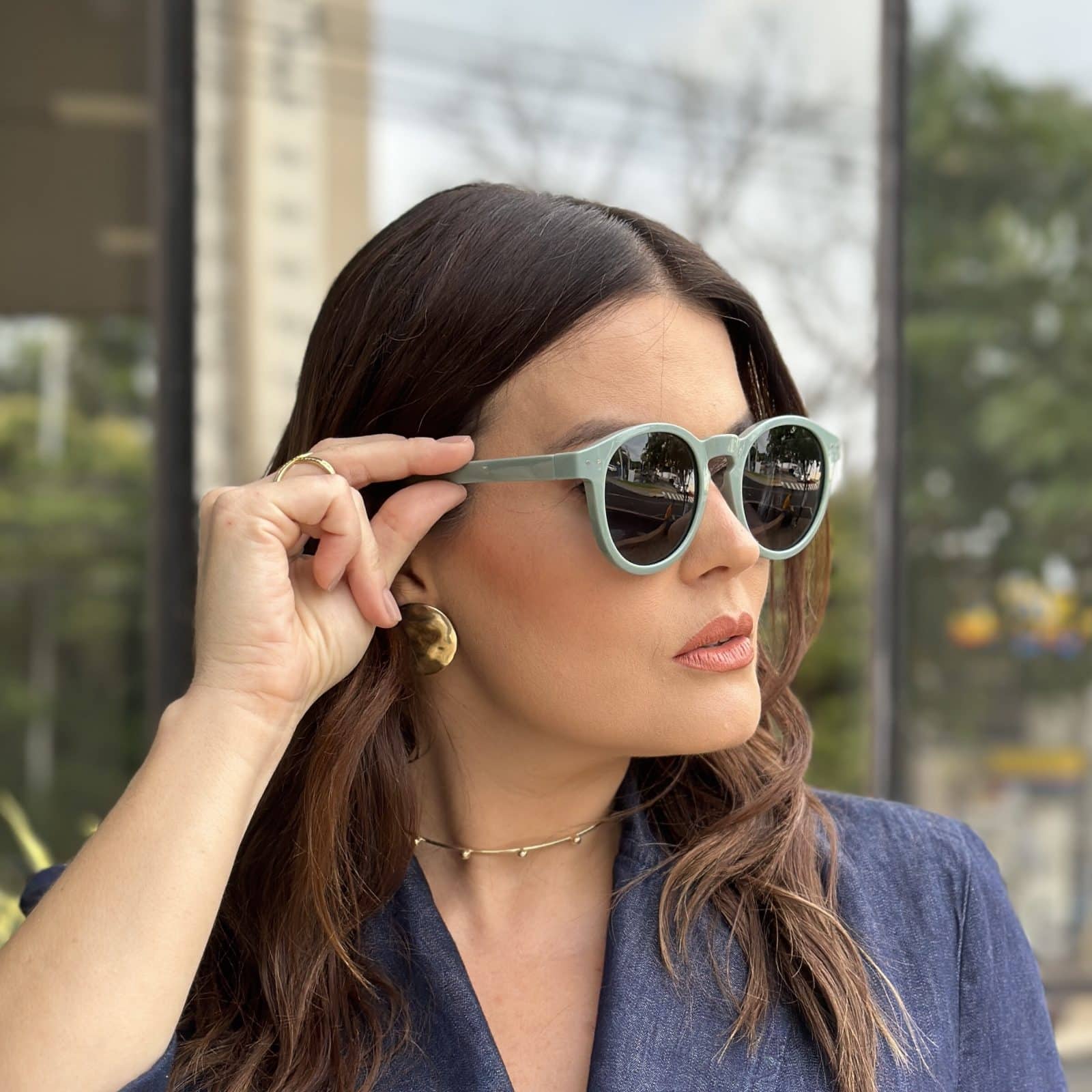 safine com br oculos de sol feminino redondo verde alicia 2 safine com br oculos de sol feminino redondo verde alicia 2