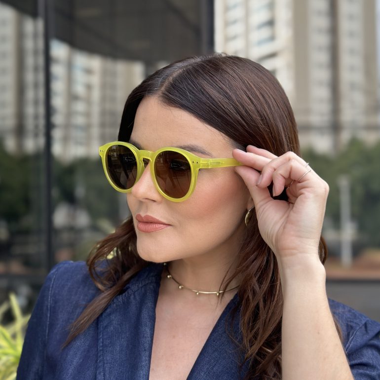 safine com br oculos de sol feminino redondo verde neon alicia 4