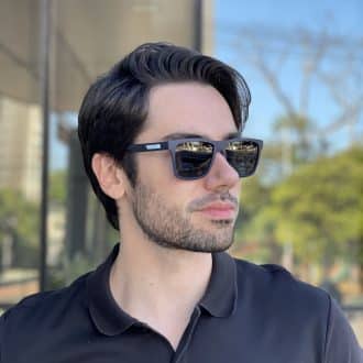 safine com br oculos de sol masculino quadrado azul richard 3