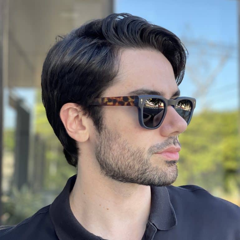 safine com br oculos de sol masculino quadrado azul thomas 2